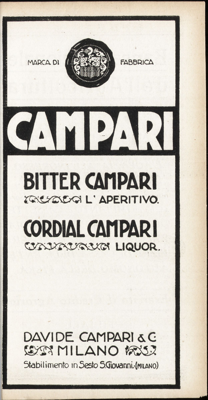 Pubblicità Campari - Archivio Fondazione Fiera Milano