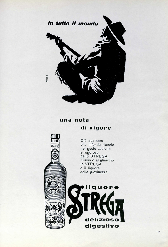 Пару постеров старой рекламы алкоголя. Ликер Strega Пару постеров старой рекламы алкоголя. Ликер Strega История,Алкоголь,Ликеры,Реклама
